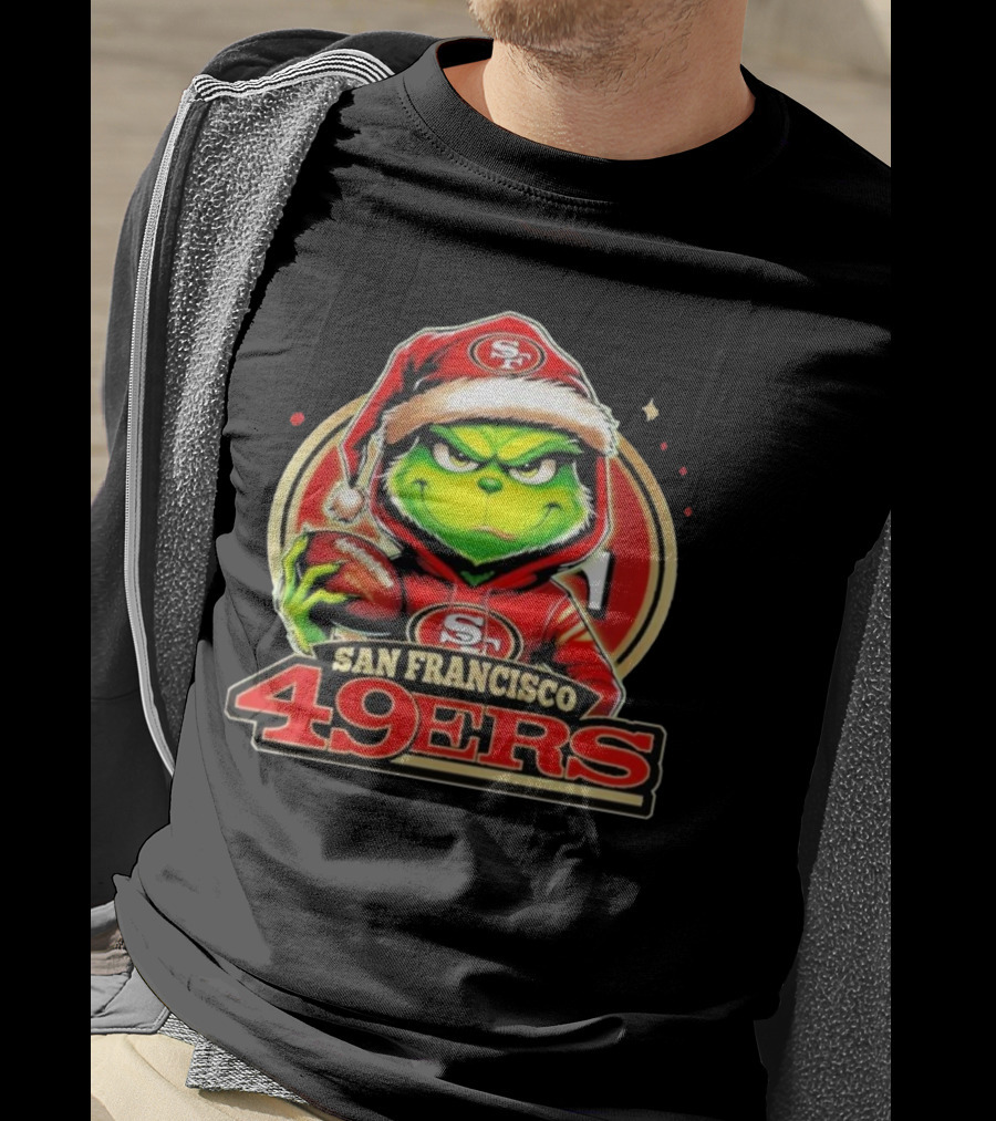 The Grinch San Francisco 49ers Football Mashup T-Shirt