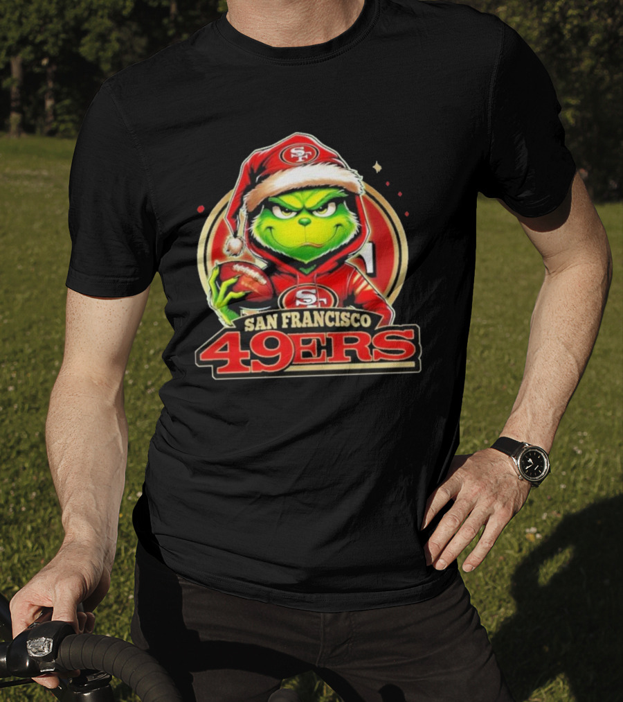 The Grinch San Francisco 49ers Football Mashup T-Shirt