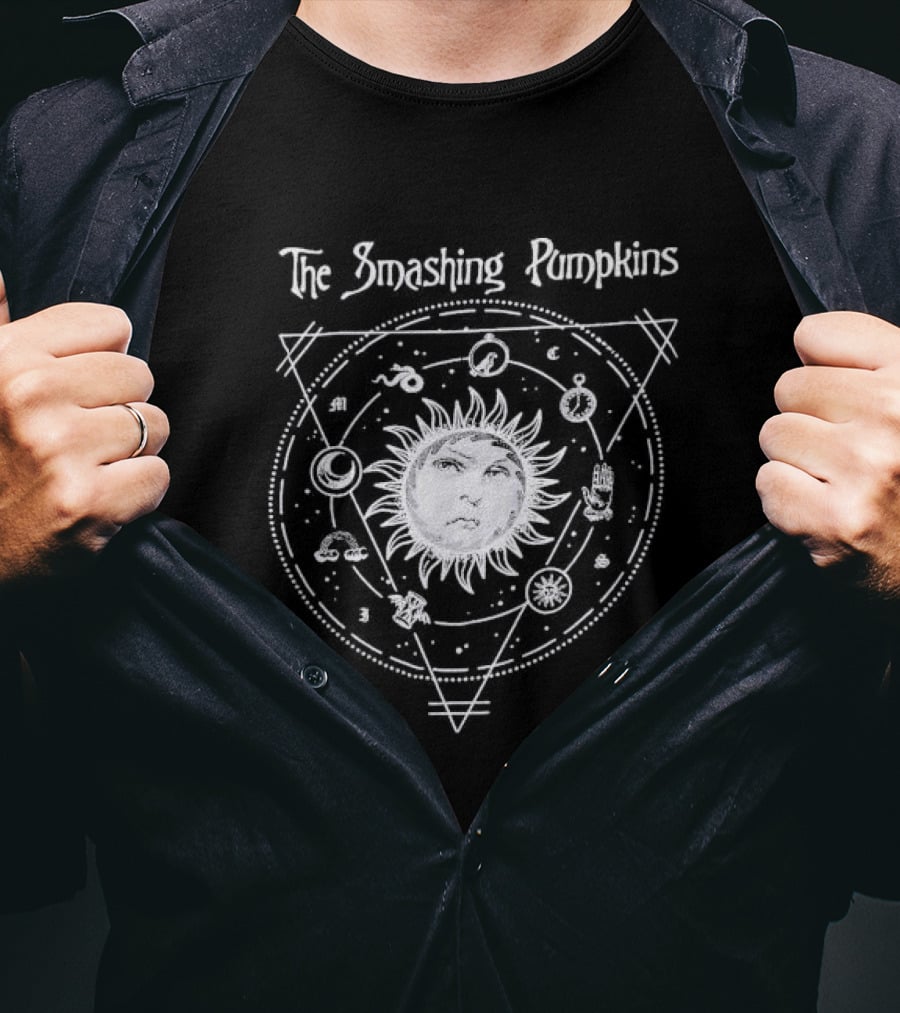 The Smashing Pumpkins Astrological Sun Chart And Symbols T-Shirt