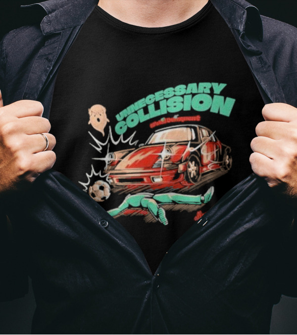 Yu Yu Hakusho Unnecessary Collision Bold Impact Allegory T-Shirt