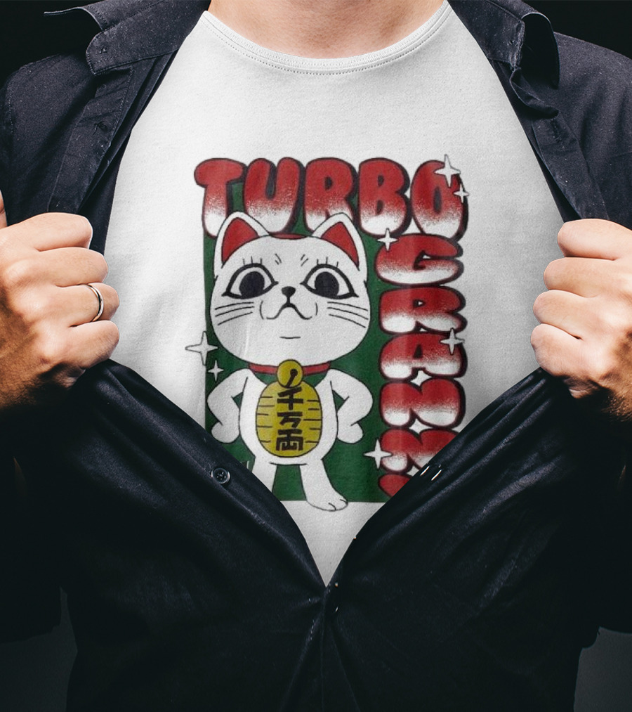 Dandadan Turbo Granny Lucky Cat T-Shirt