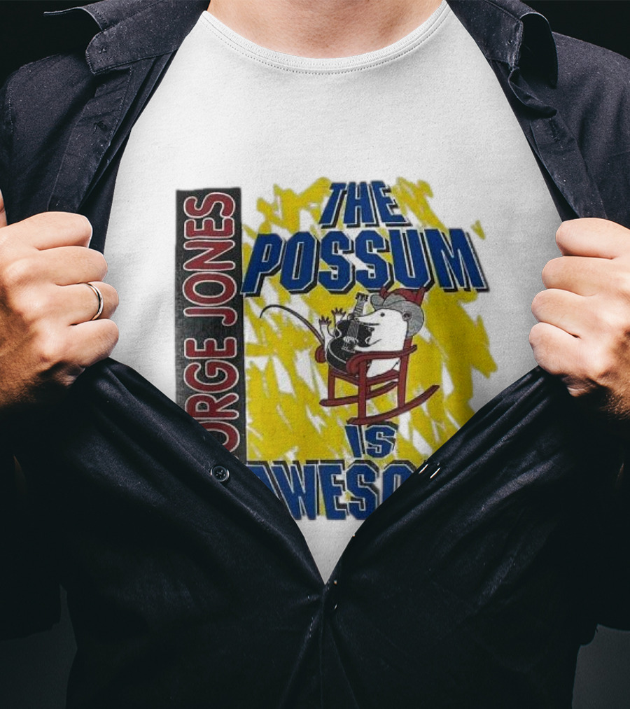 George Jones The Possum Is Awesome Rockin Chair T-Shirt