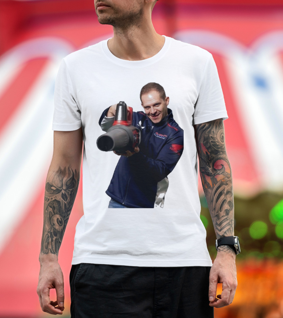 Stefan Bradl Servus TV 2024 Honda Racing Blow Dryer Fun T-Shirt