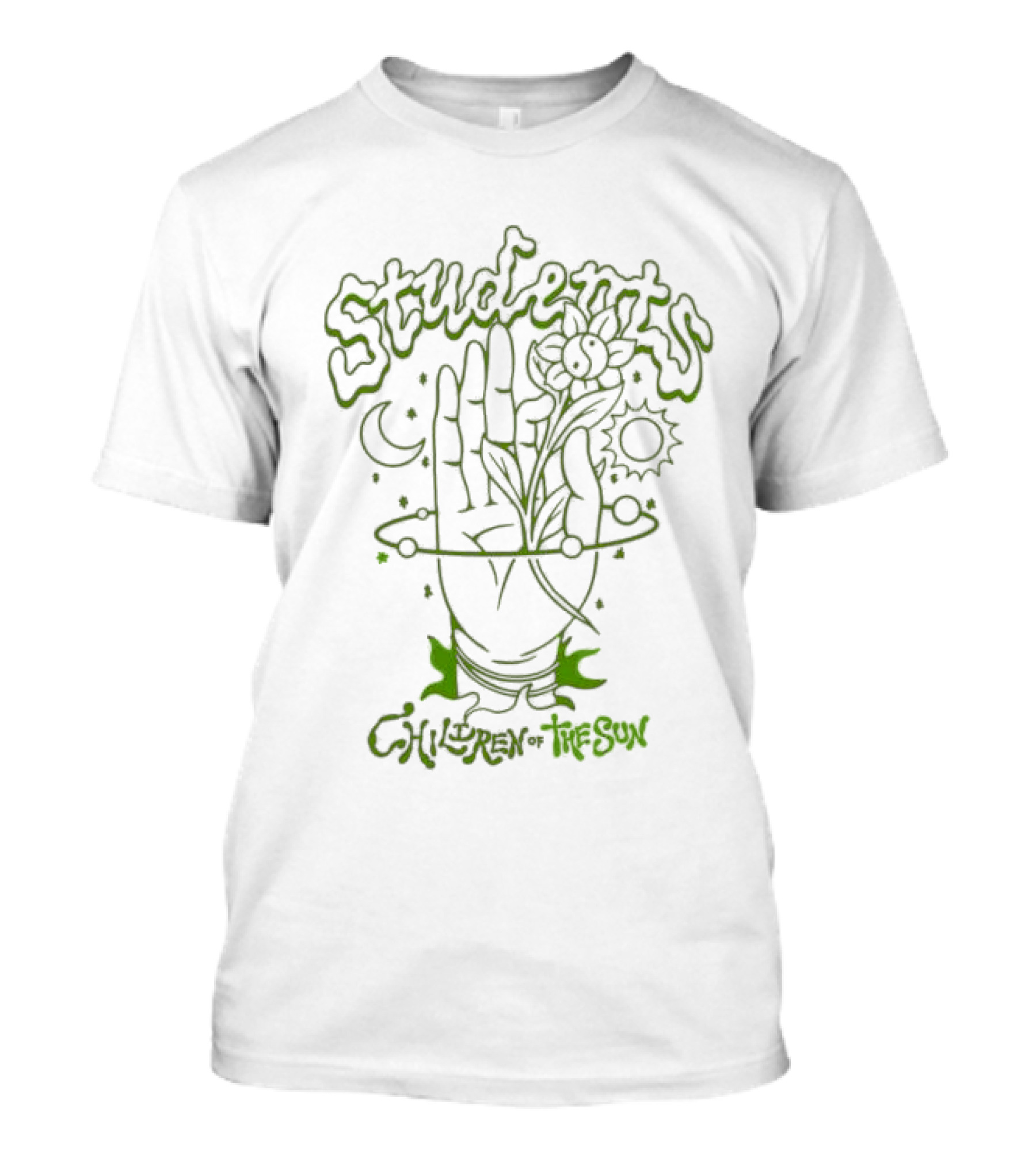 Students Children Of The Sun Hand Flower Moon Sun T-Shirt