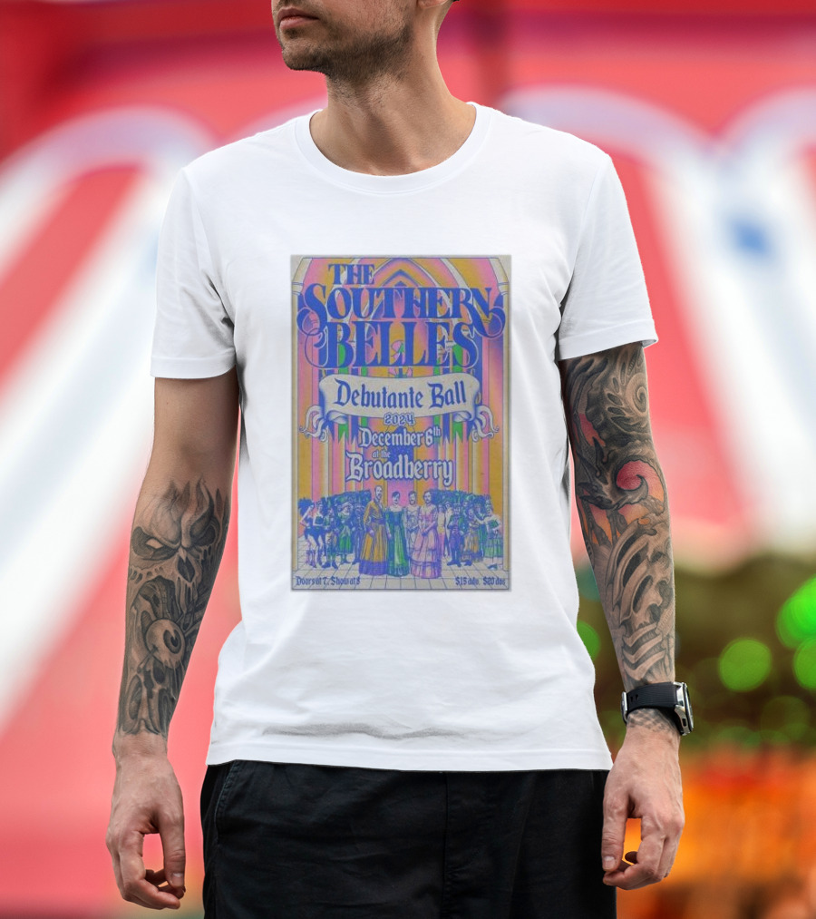 The Southern Belles Debutante Ball 2024 December 6th at The Broadberry Richmond Virginia Event T-Shirt
