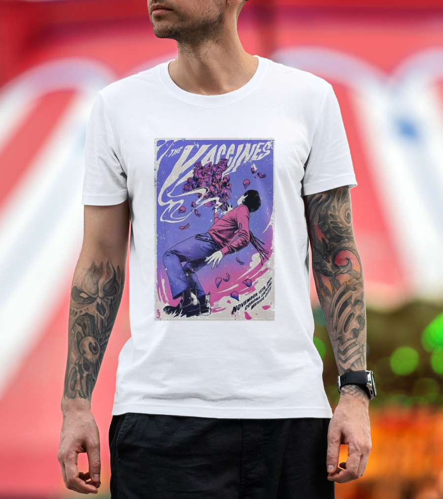 The Vaccines Live at Corona Capital Festival November 15 2024 Autódromo Hermanos Rodríguez México City T-Shirt