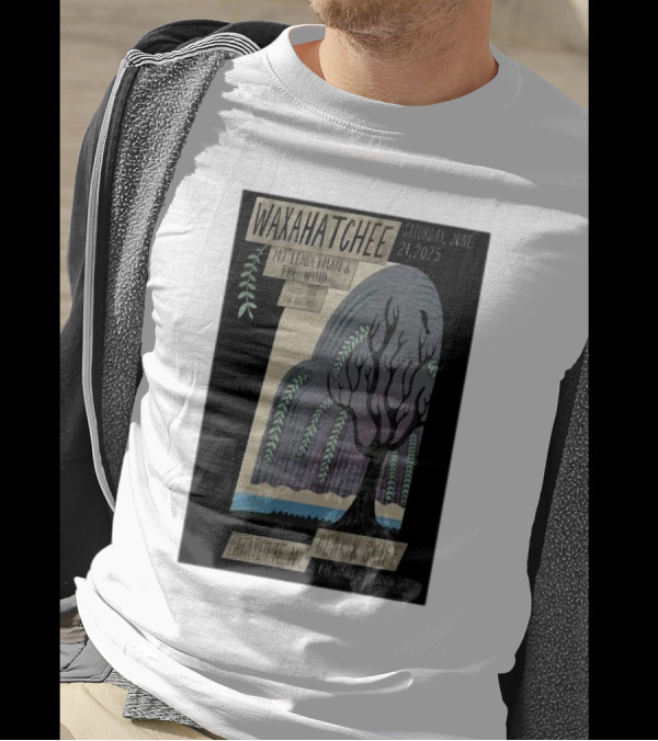 Waxahatchee With MJ Lenderman At Beak And Skiff Lafayette NY June 21 2025 Show Poster 5PM Doors 6PM Show T-Shirt