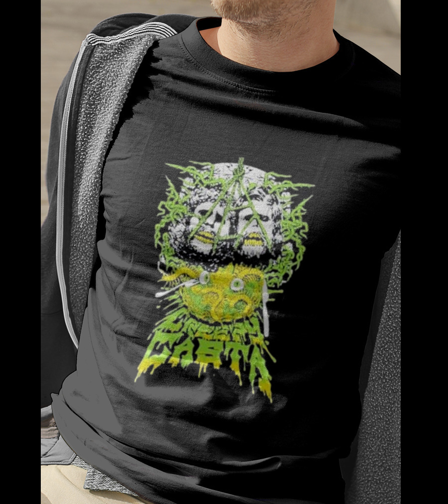 Creepycasta Creepy Tentacled Skull Neon Eyes T-Shirt