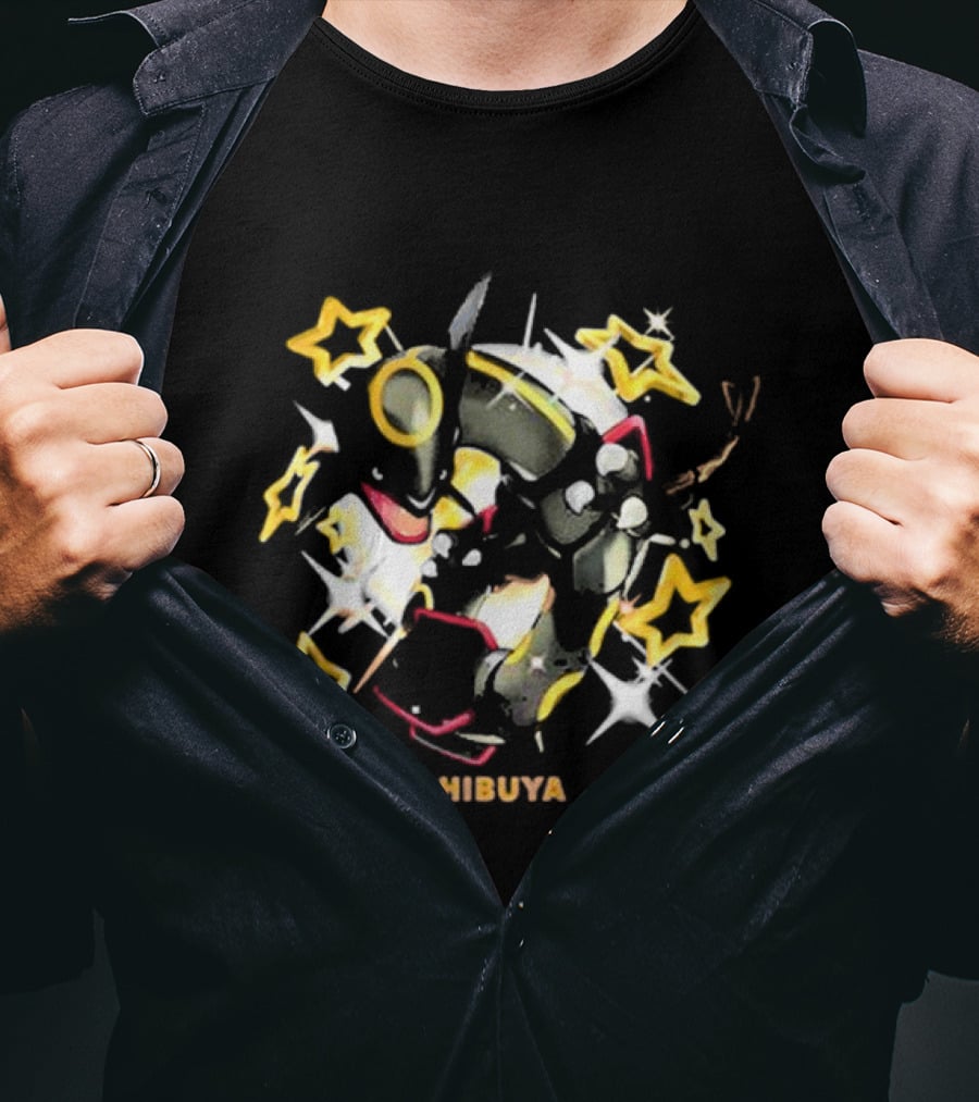 Pokémon Center Shibuya Shiny Rayquaza Stars T-Shirt