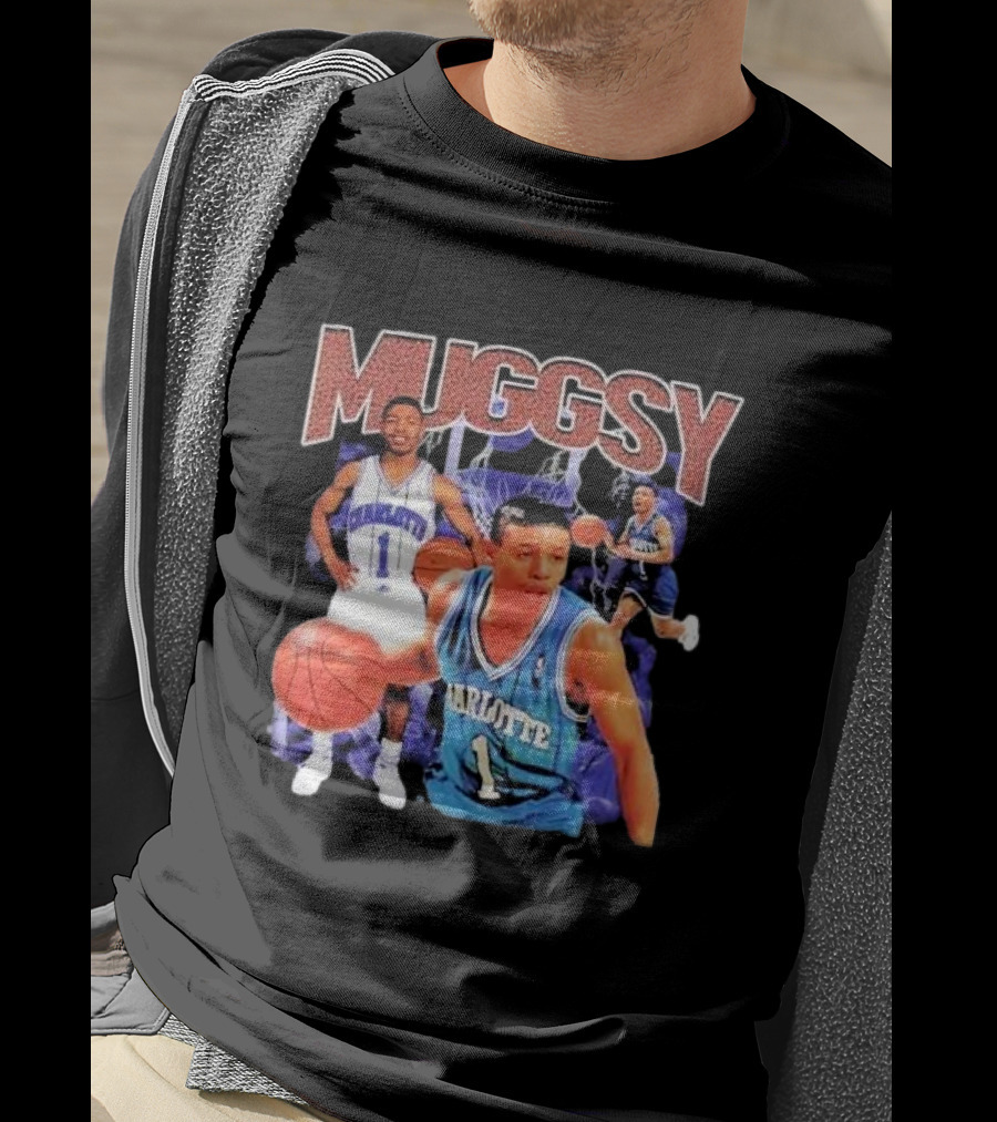 Muggsy Bogues Charlotte Basketball Legend T-Shirt