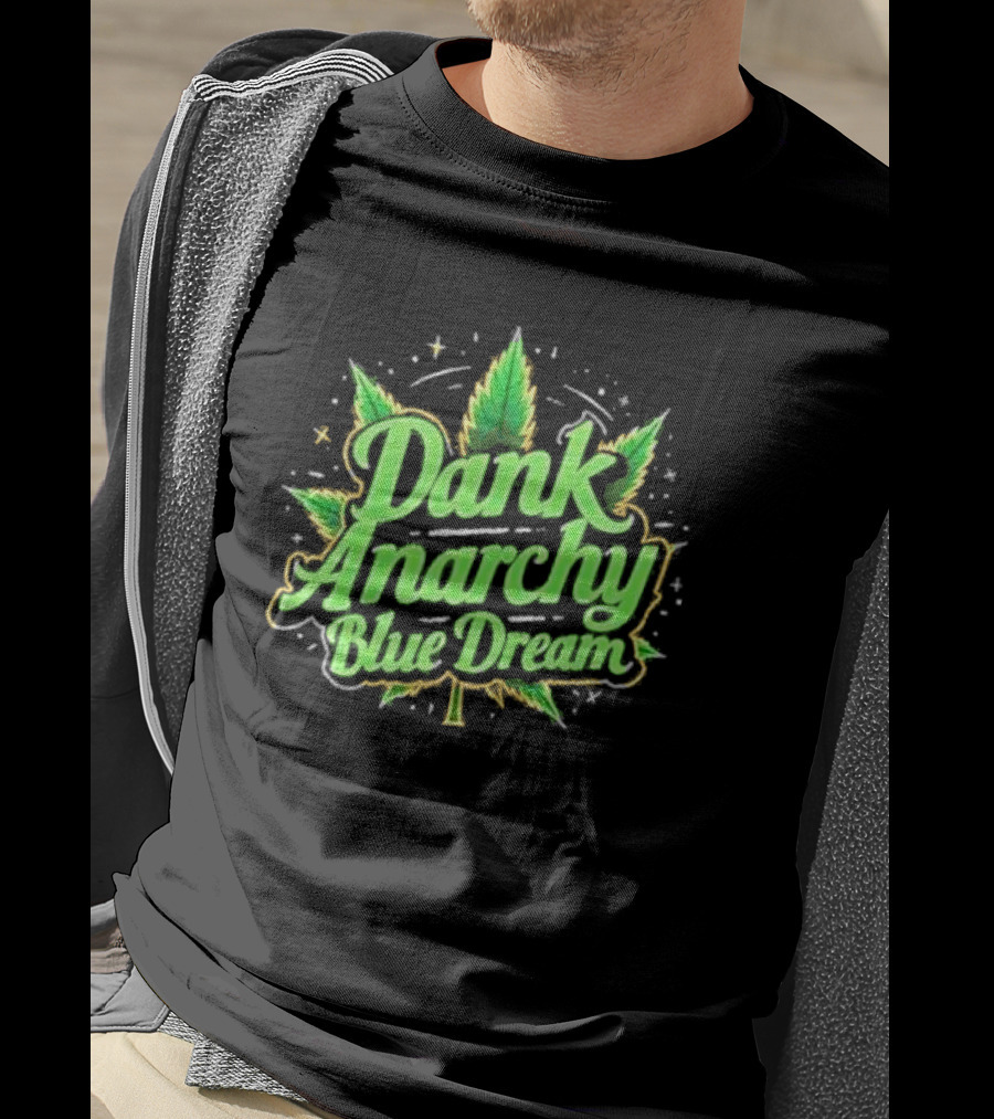 Dank Anarchy Blue Dream Leaf T-Shirt