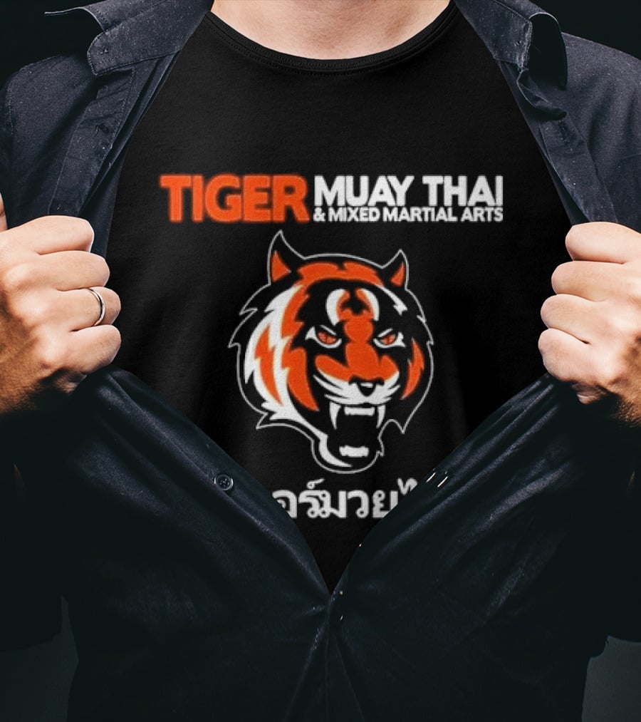 Tiger Muay Thai Mixed Martial Arts Thai Boxing T-Shirt