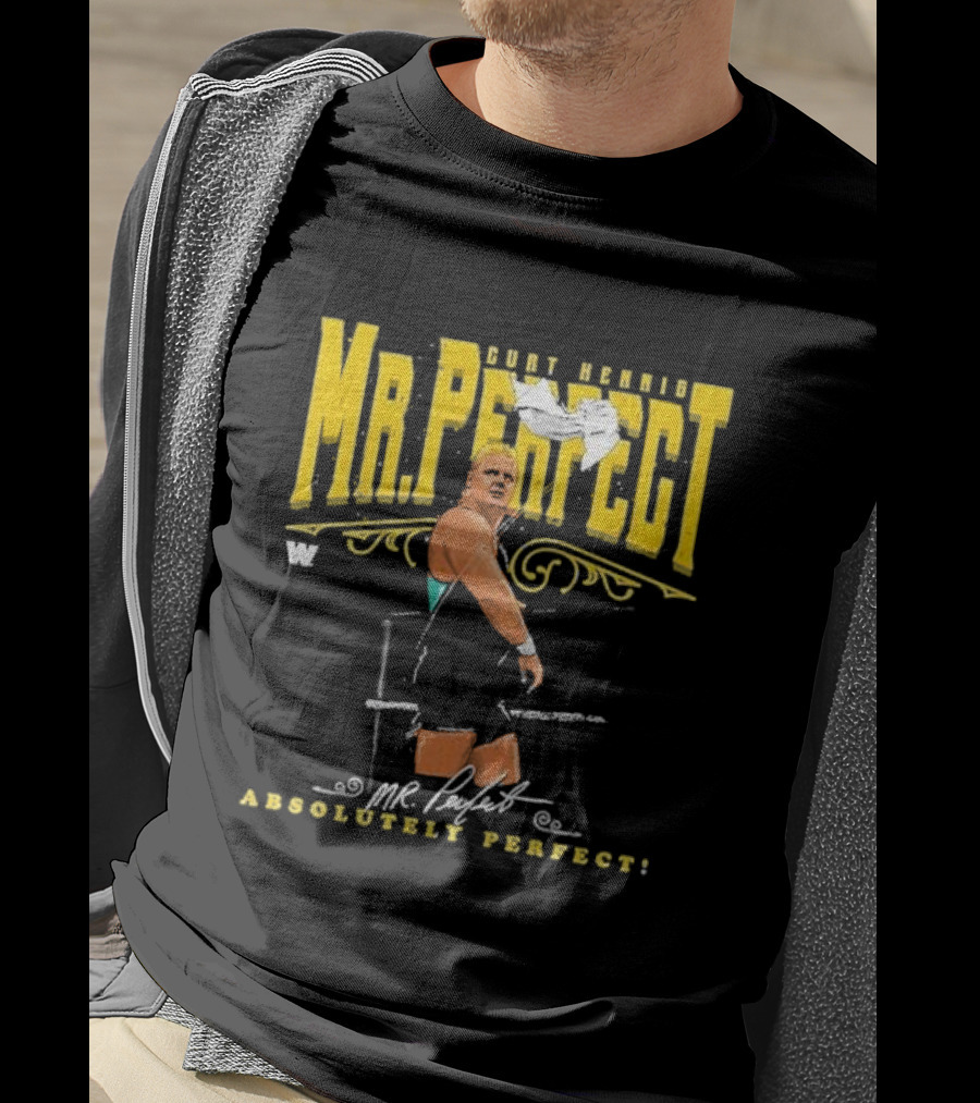 Curt Hennig Mr. Perfect Absolutely Perfect Wrestling T-Shirt
