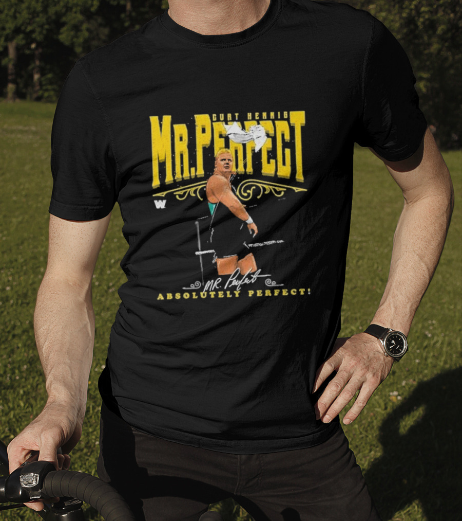 Curt Hennig Mr. Perfect Absolutely Perfect Wrestling T-Shirt