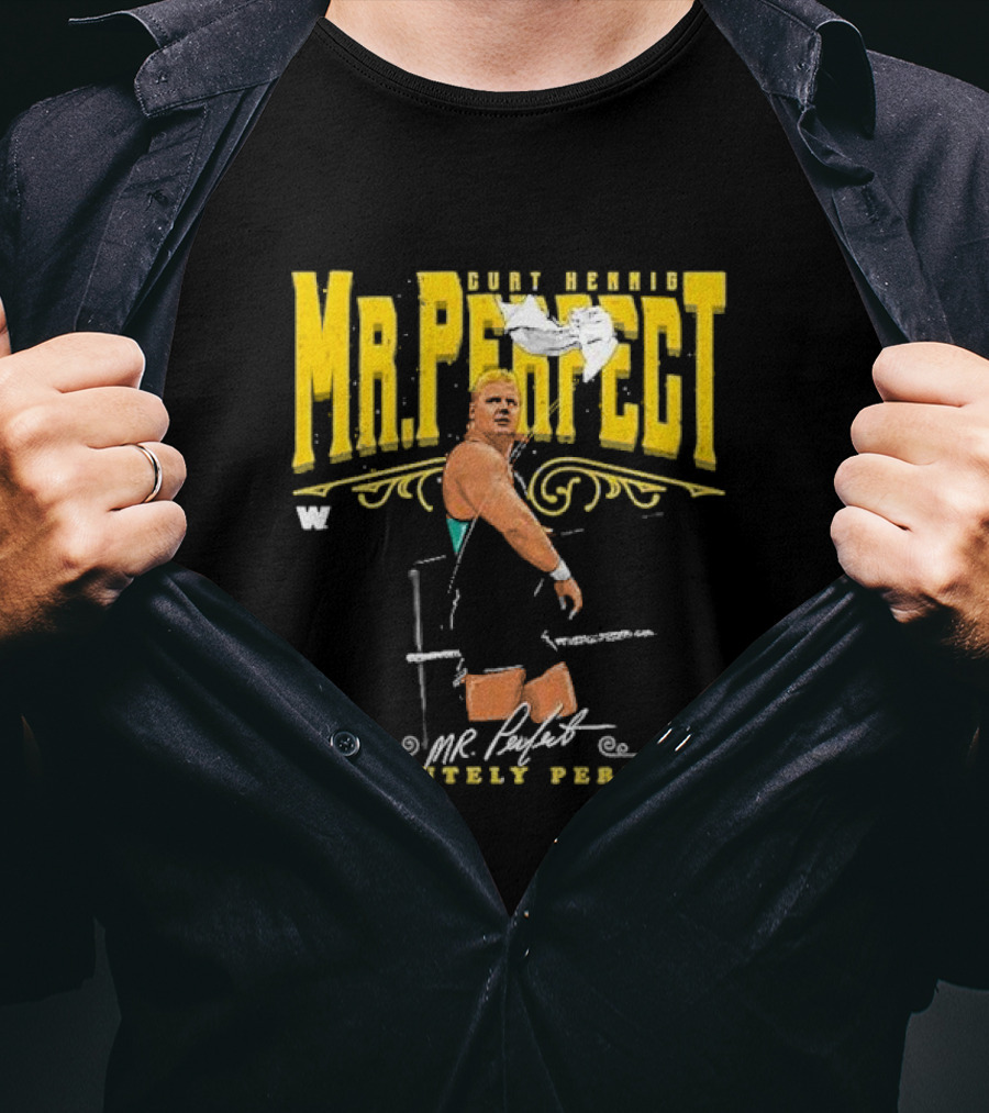 Curt Hennig Mr. Perfect Absolutely Perfect Wrestling T-Shirt