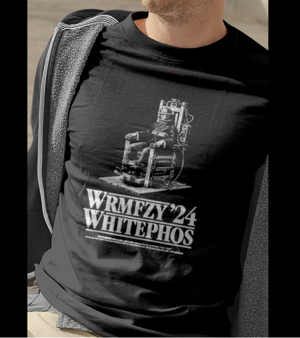 Wrmfzy '24 Whitephos Old Sparky Electric Chair T-Shirt