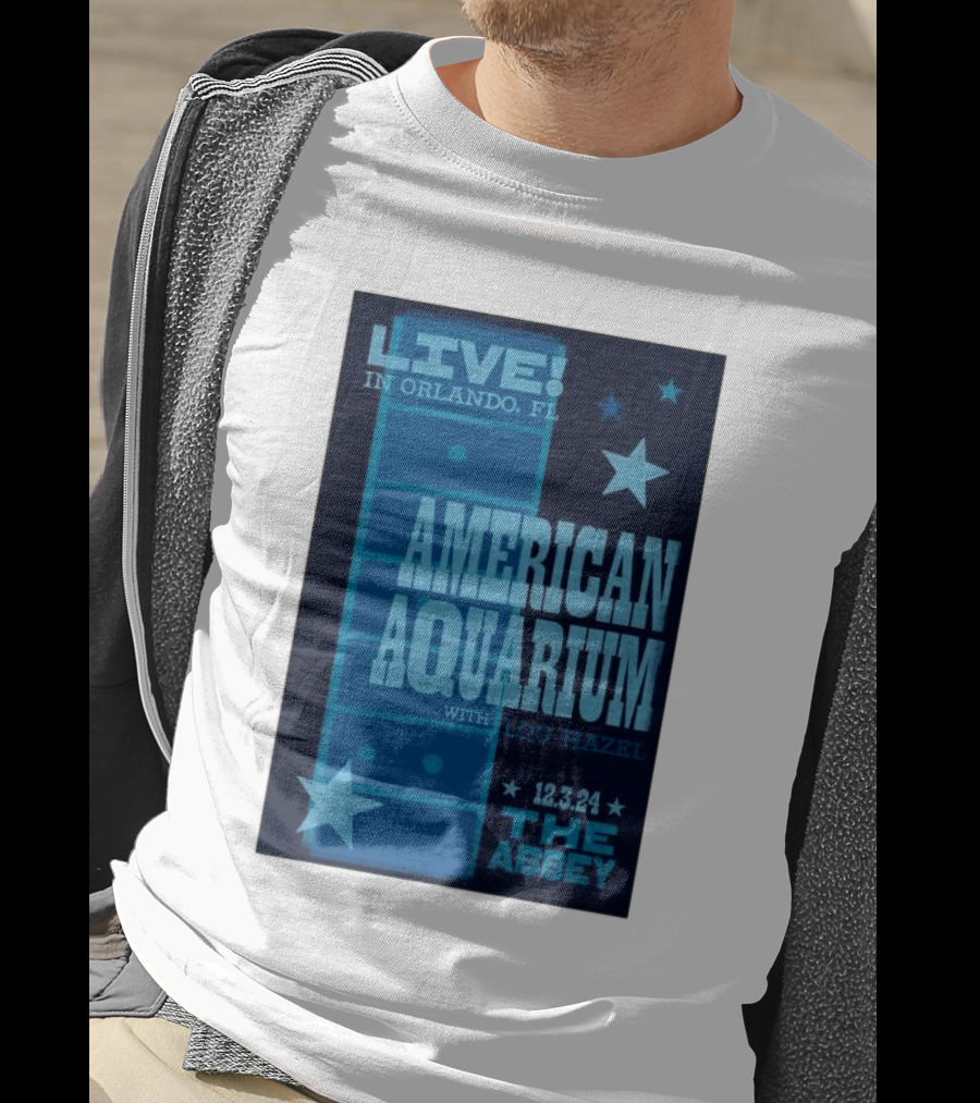 LIVE American Aquarium With Lou Hazel The Abbey Orlando FL 12.3.24 T-Shirt