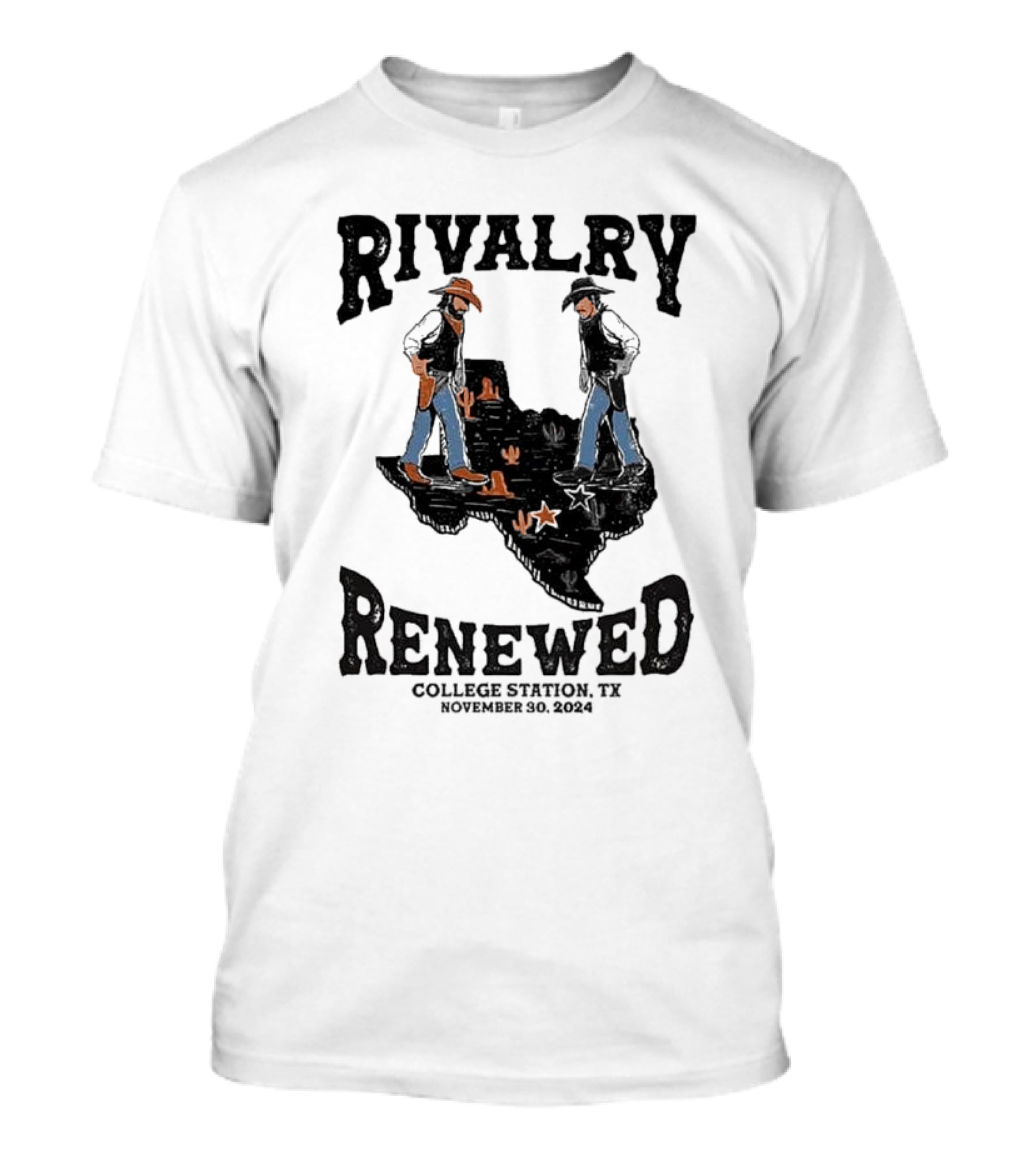 Rivalry Renewed Texas Showdown College Station TX November 30 T-Shirt