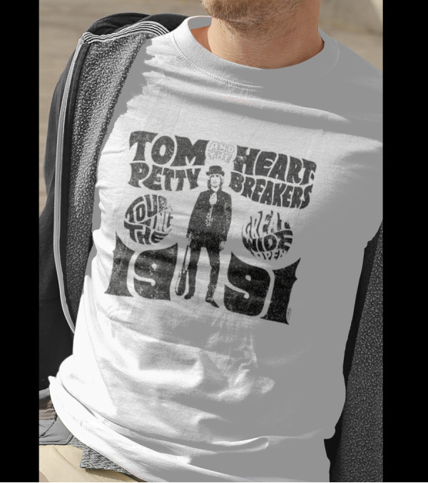 Tom Petty And The Heartbreakers Great Wide Open Tour 1991 T-Shirt