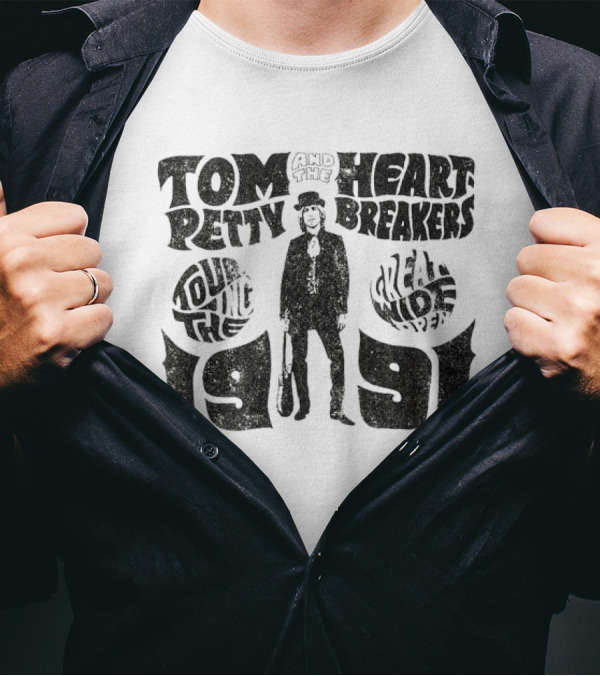 Tom Petty And The Heartbreakers Great Wide Open Tour 1991 T-Shirt