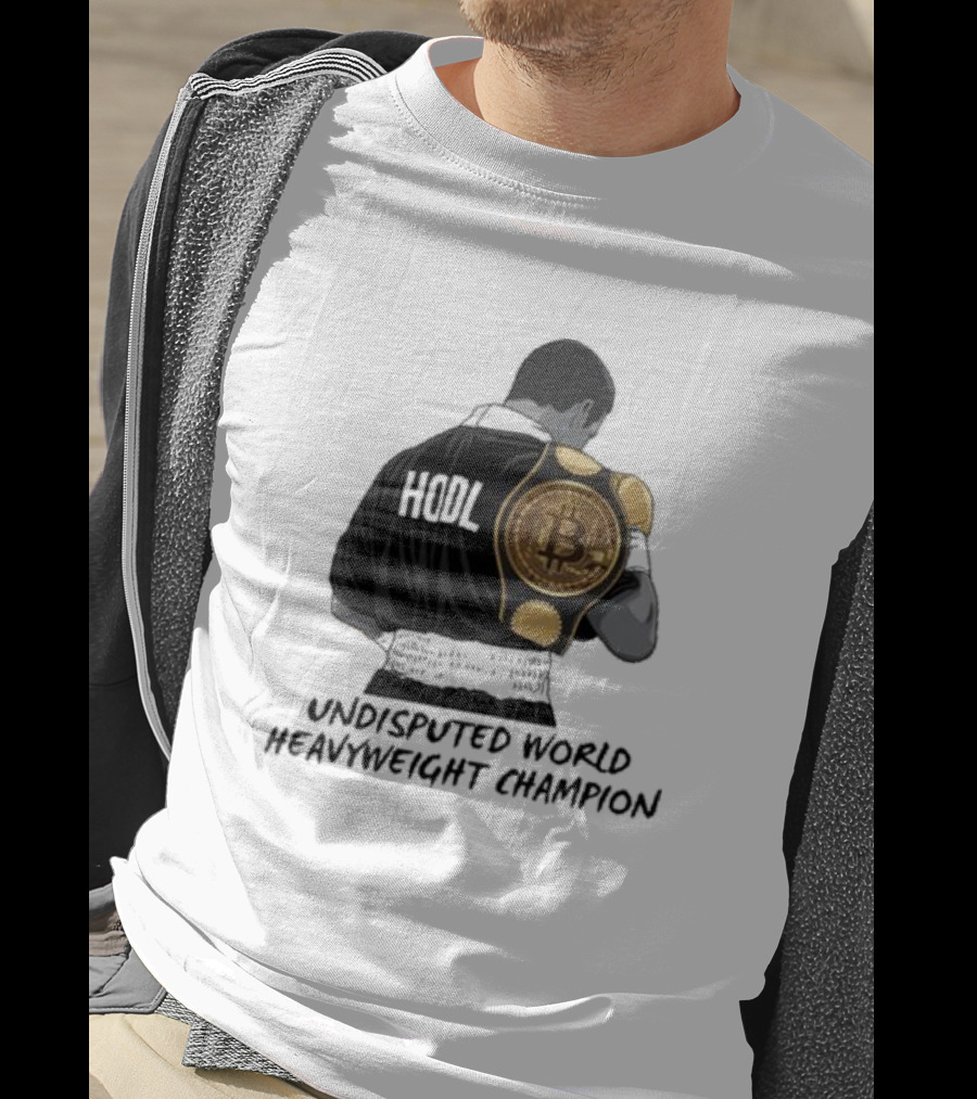 HODL Undisputed World Heavyweight Champion Bitcoin T-Shirt