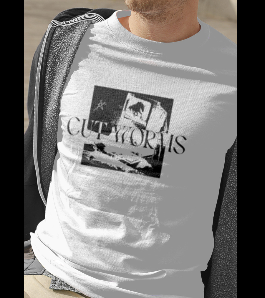 Cut Worms Horse Star TV Screen T-Shirt