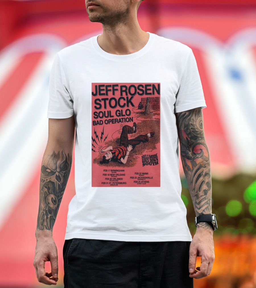 Jeff Rosenstock Soul Glo Bad Operation Hellmode Goes Down South Tour February 2025 Birmingham New Orleans Orlando St. Petersburg Miami Jacksonville At
