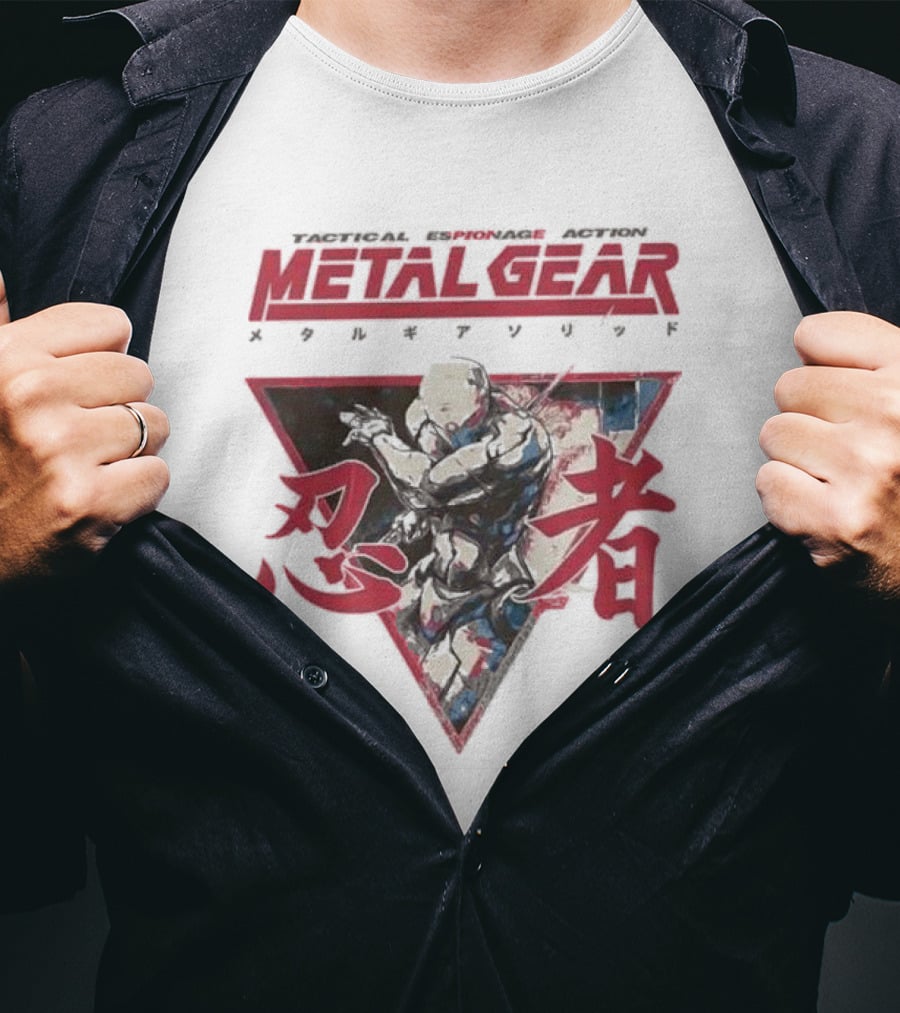 Tactical Espionage Action Metal Gear Solid Ninja Warrior T-Shirt