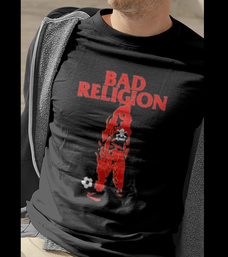 Bad Religion FC St Pauli Collaboration Victory Through Domination Soccer T-Shirt