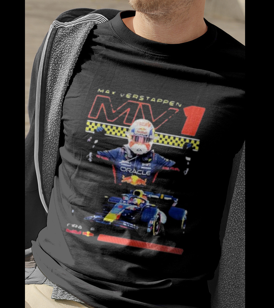 Max Verstappen MV1 Red Bull Racing Oracle Formula 1 T-Shirt