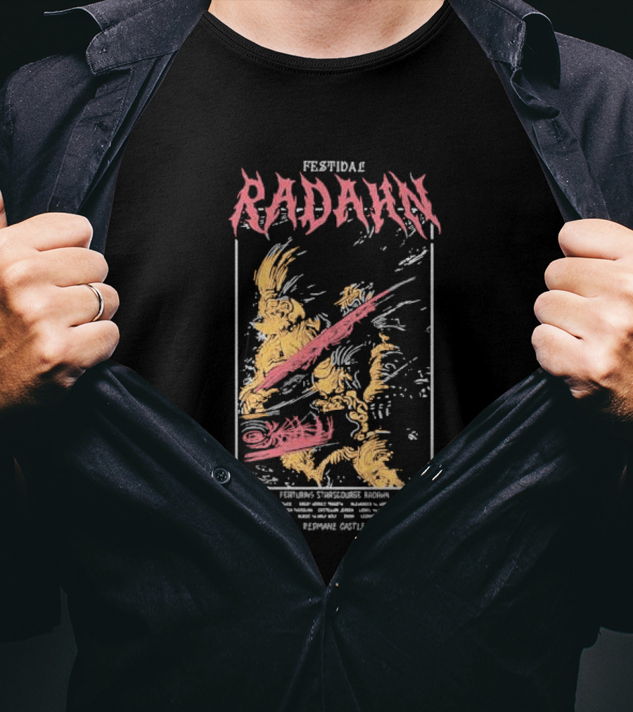 Festivale Radahn Featuring Starscourge Radahn Redmane Castle Elden Ring T-Shirt