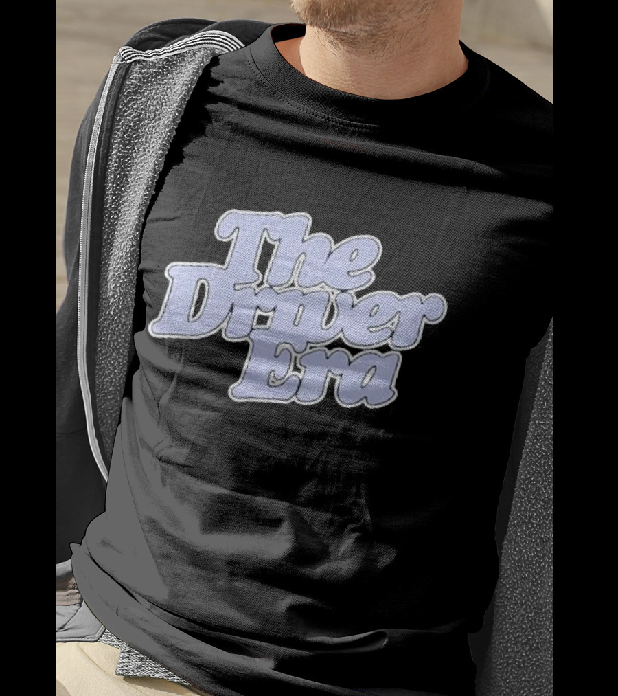 The Driver Era Lavender Text T-Shirt