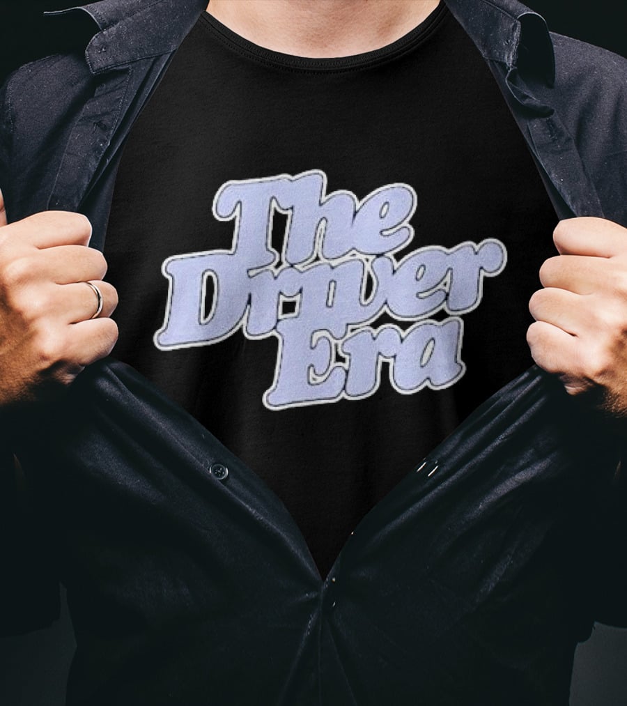 The Driver Era Lavender Text T-Shirt
