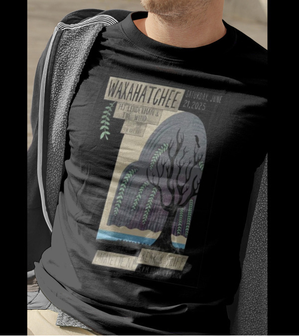 Waxahatchee June 21 2025 MJ Lenderman And The Wind LaFayette NY Beak And Skiff Apple Orchards Tour T-Shirt