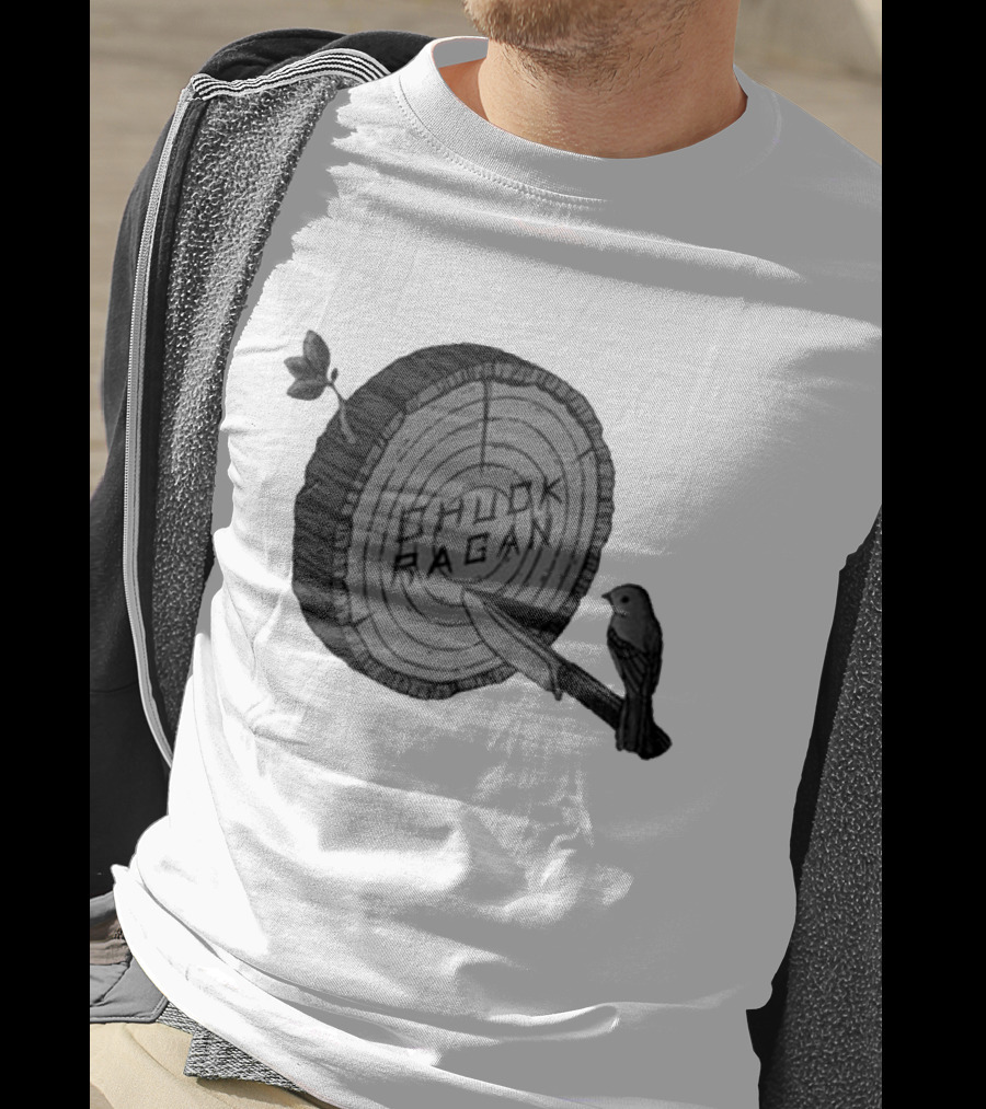 Chuck Ragan Tree Rings Knife Bird T-Shirt