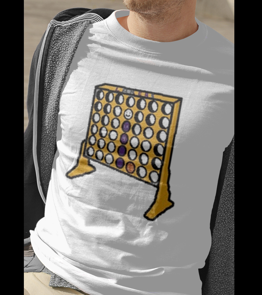 Knecht Four Purple Yellow Basketball Emoji T-Shirt