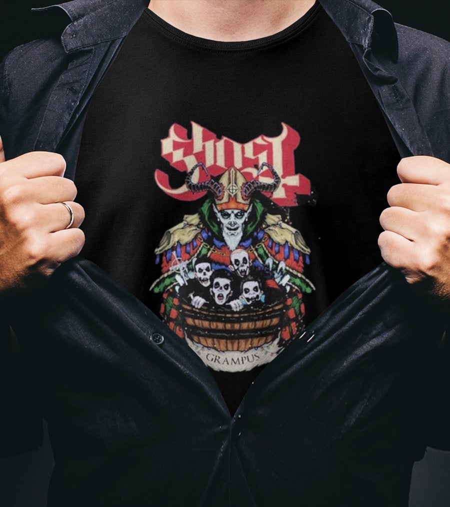 Ghost Grampus Christmas T-Shirt
