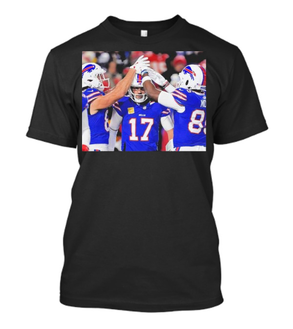 Josh Allen Buffalo Bills NFL Team Celebration Week 11 Game 17 Jersey T-Shirt