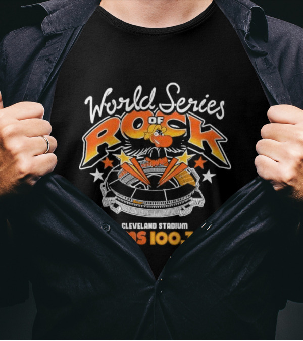 World Series Of Rock Cleveland Stadium WMMS 100.7 FM The Buzzard T-Shirt