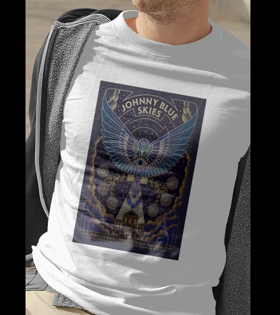 Johnny Blue Skies Massey Hall Toronto T-Shirt