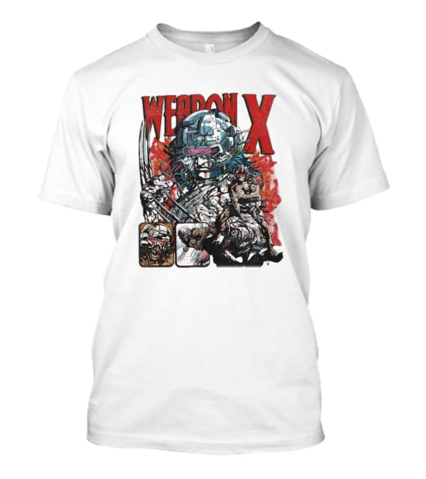 Weapon X Vintage Comic Style Artwork Claw Character T-Shirt