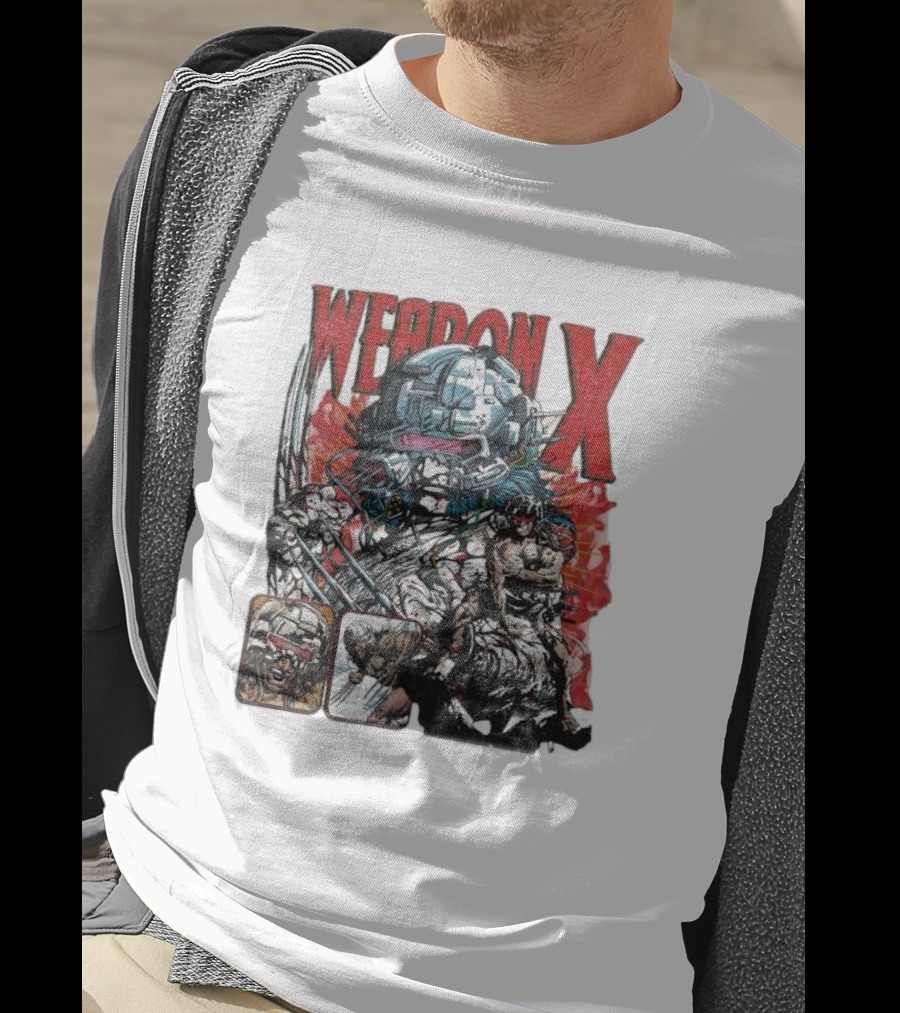 Weapon X Vintage Comic Style Artwork Claw Character T-Shirt
