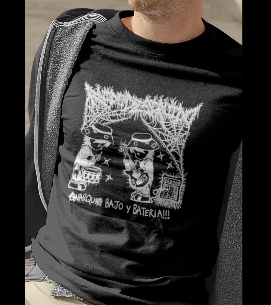 Ruido Destruido Anarquía Bajo Y Bateria Anarquía Bajo Y Batería T-Shirt
