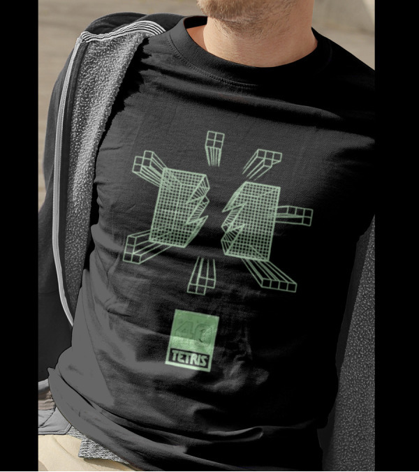 Tetris 40th Anniversary The Hundreds Wildfire Explosive Blocks T-Shirt