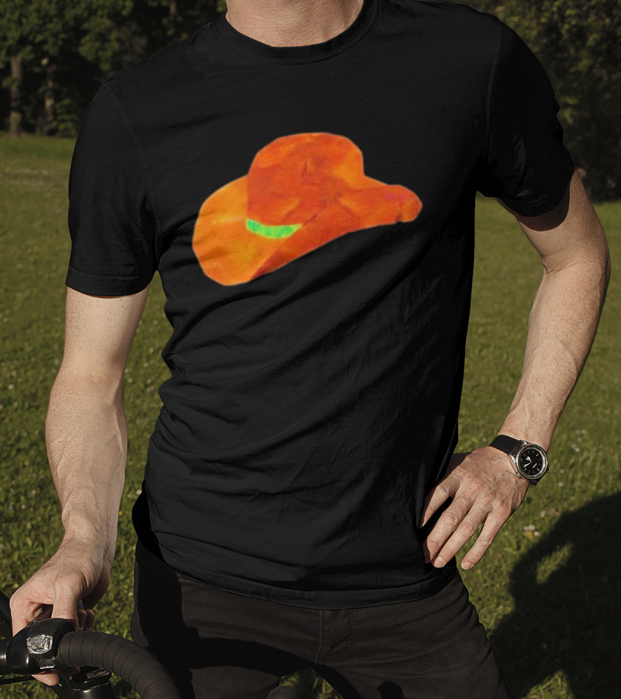 Halsey Yallsey Toddler Orange Cowboy Hat T-Shirt