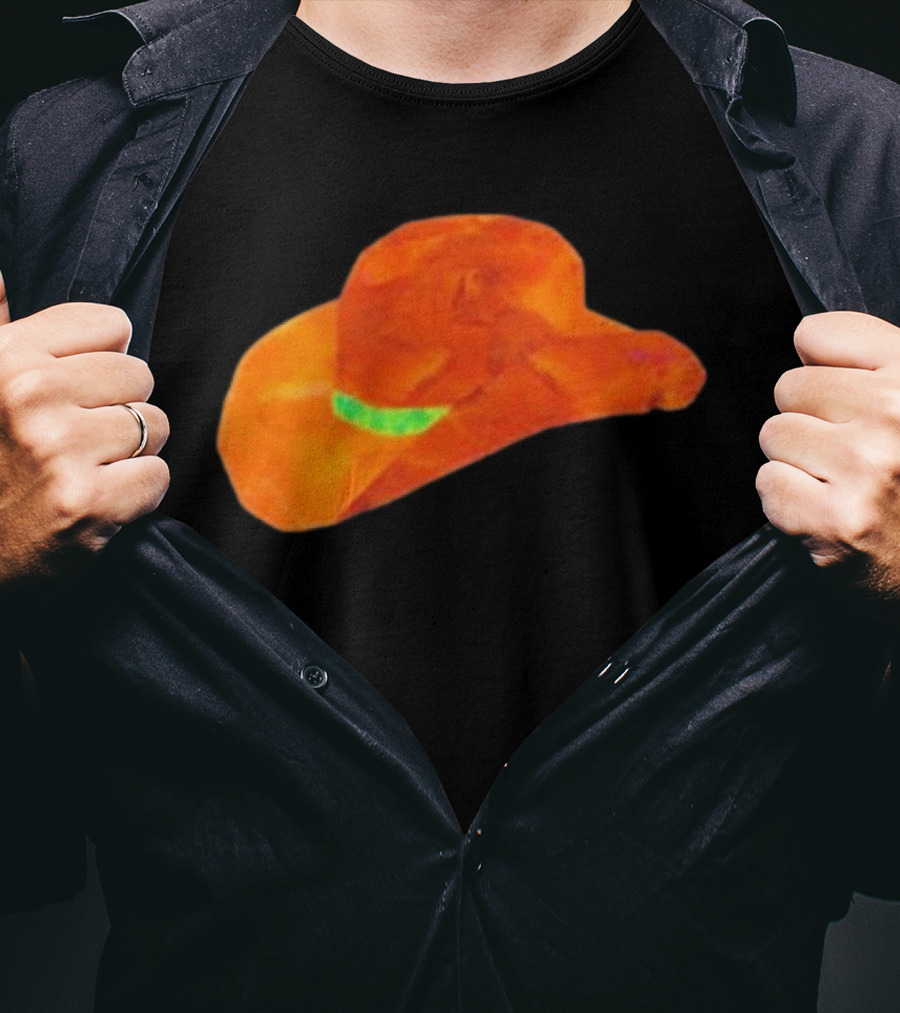 Halsey Yallsey Toddler Orange Cowboy Hat T-Shirt