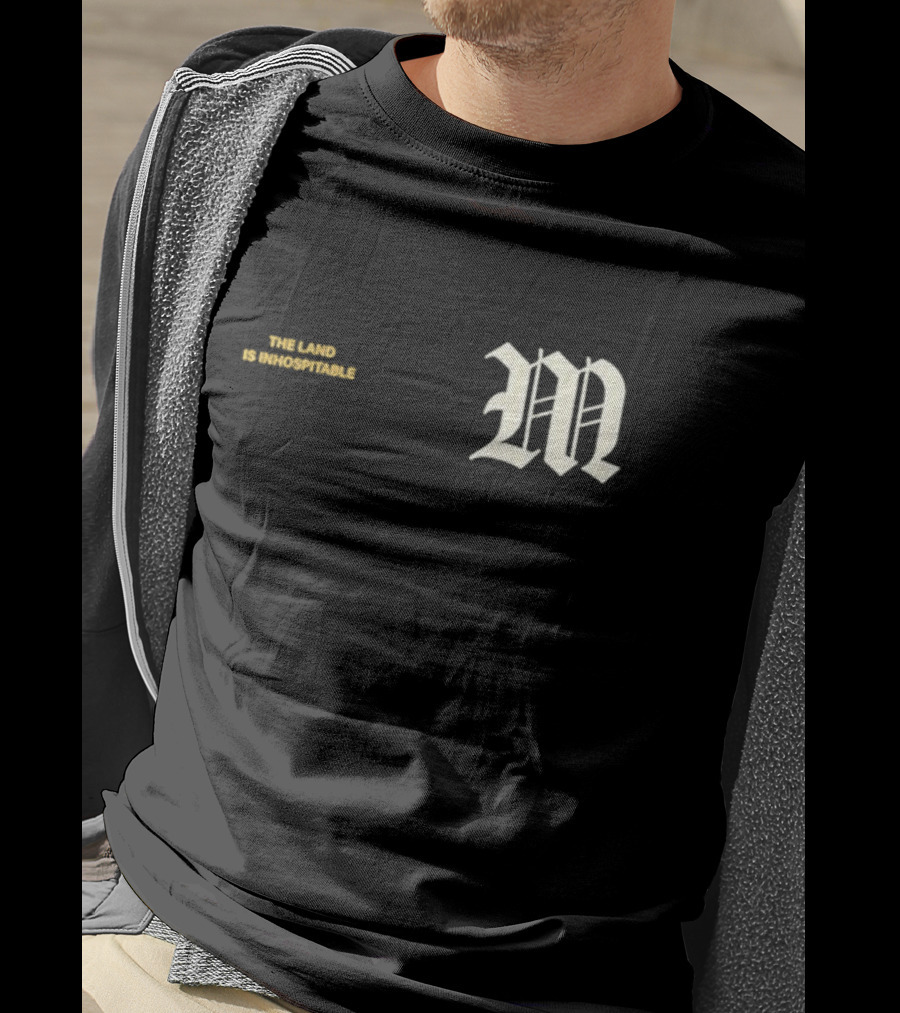 Mitski The Land Is Inhospitable Gothic Letter M T-Shirt