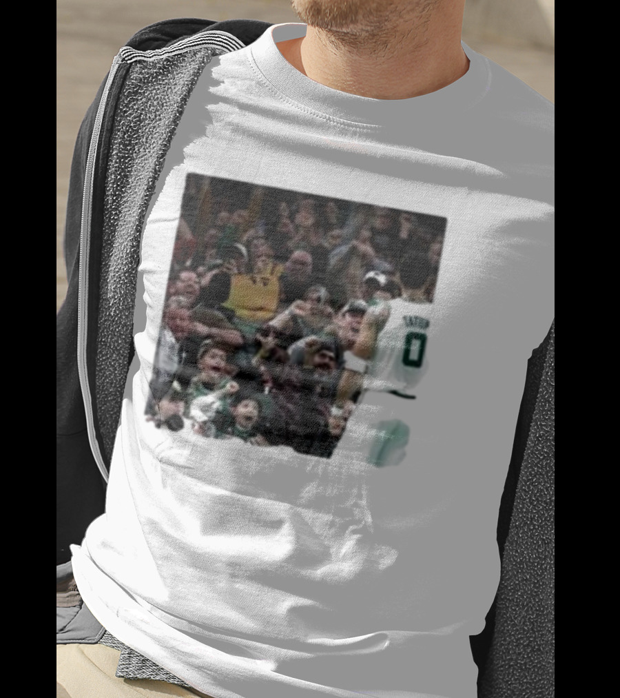 Chill Guy Dog Celtic Boston Tatum 0 Fan Crowd T-Shirt