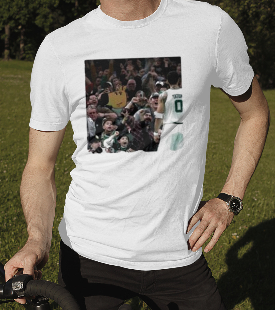 Chill Guy Dog Celtic Boston Tatum 0 Fan Crowd T-Shirt