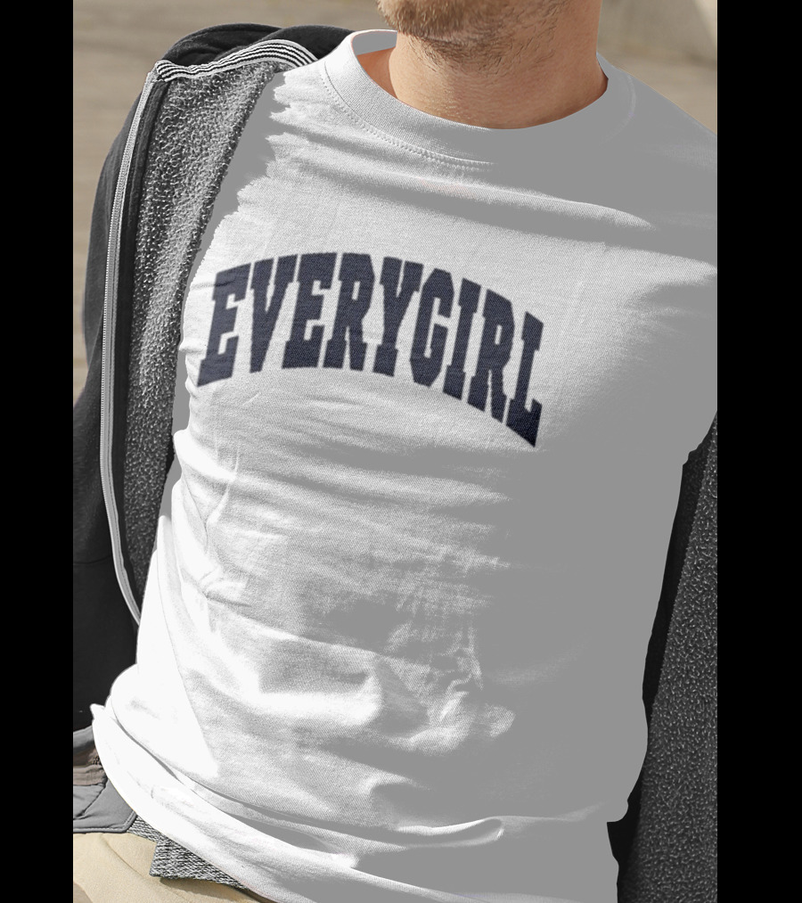 Everygirl Heather Grey Varsity T-Shirt